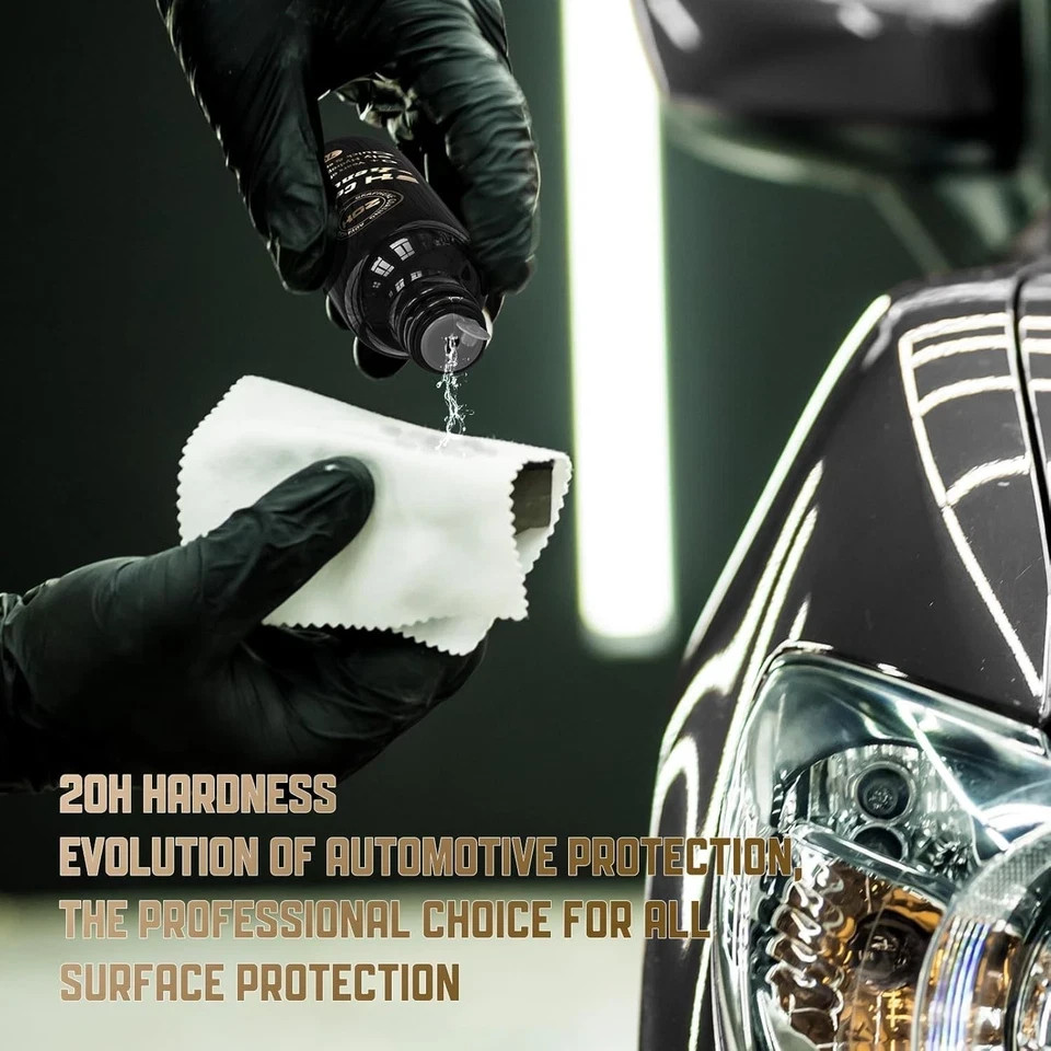 20H Professional Graphene Ceramic Coating for Cars (70ml) – 10+ Years Protection