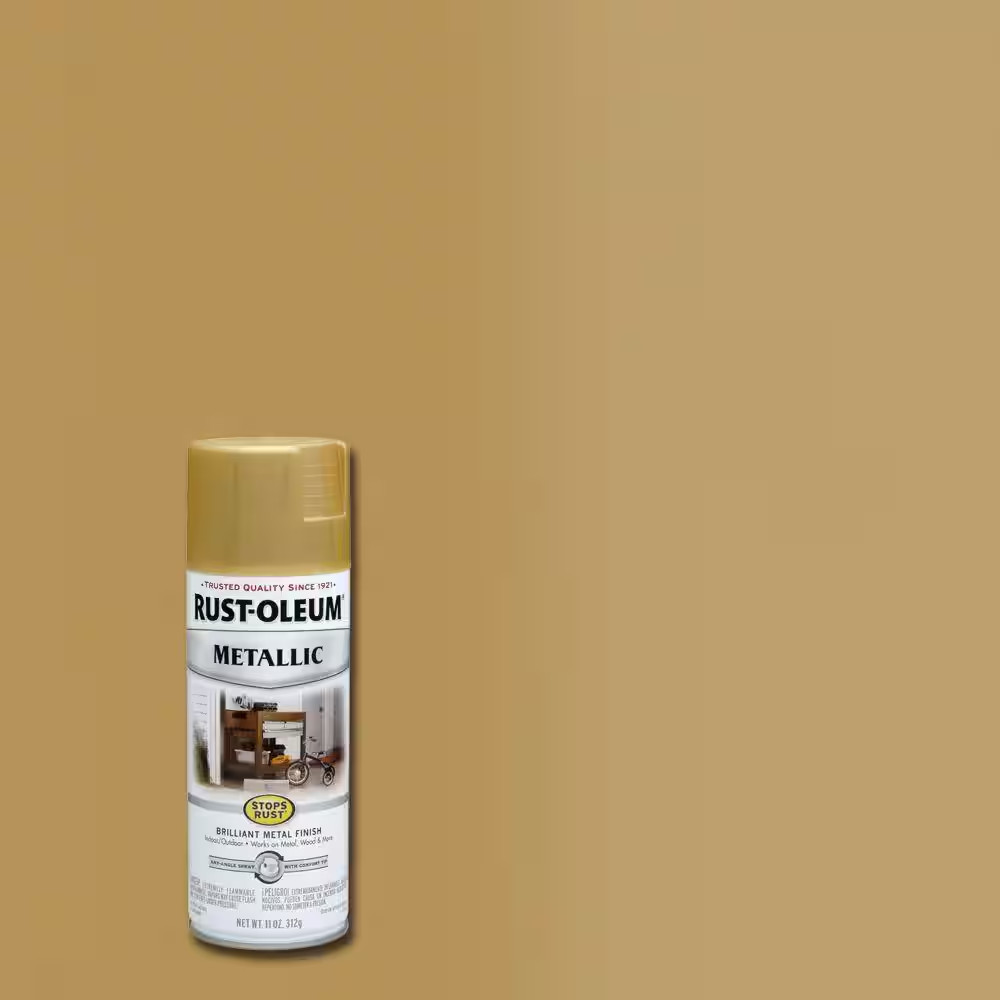 11 Oz. Metallic Gold Rush Protective Spray Paint (6-Pack)