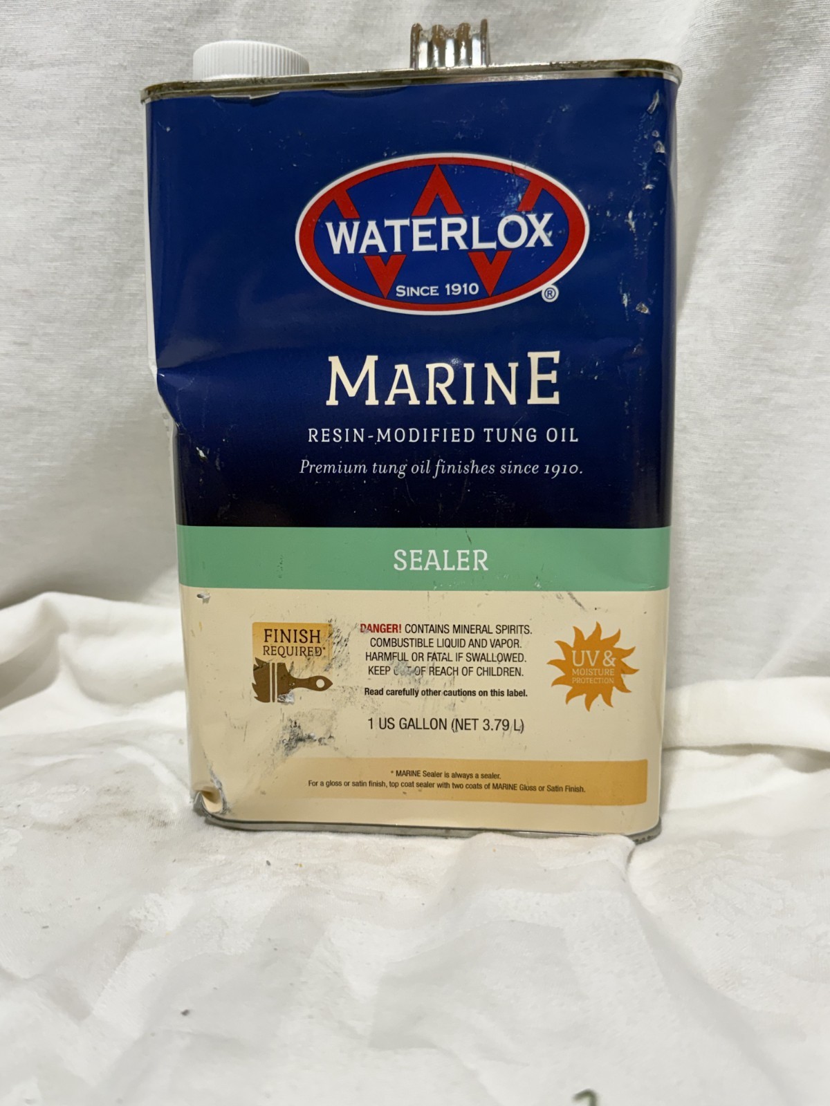 Waterlox TB 3809 Original Marine Sealer 1 Gallon Clear Protective Tung Oil New