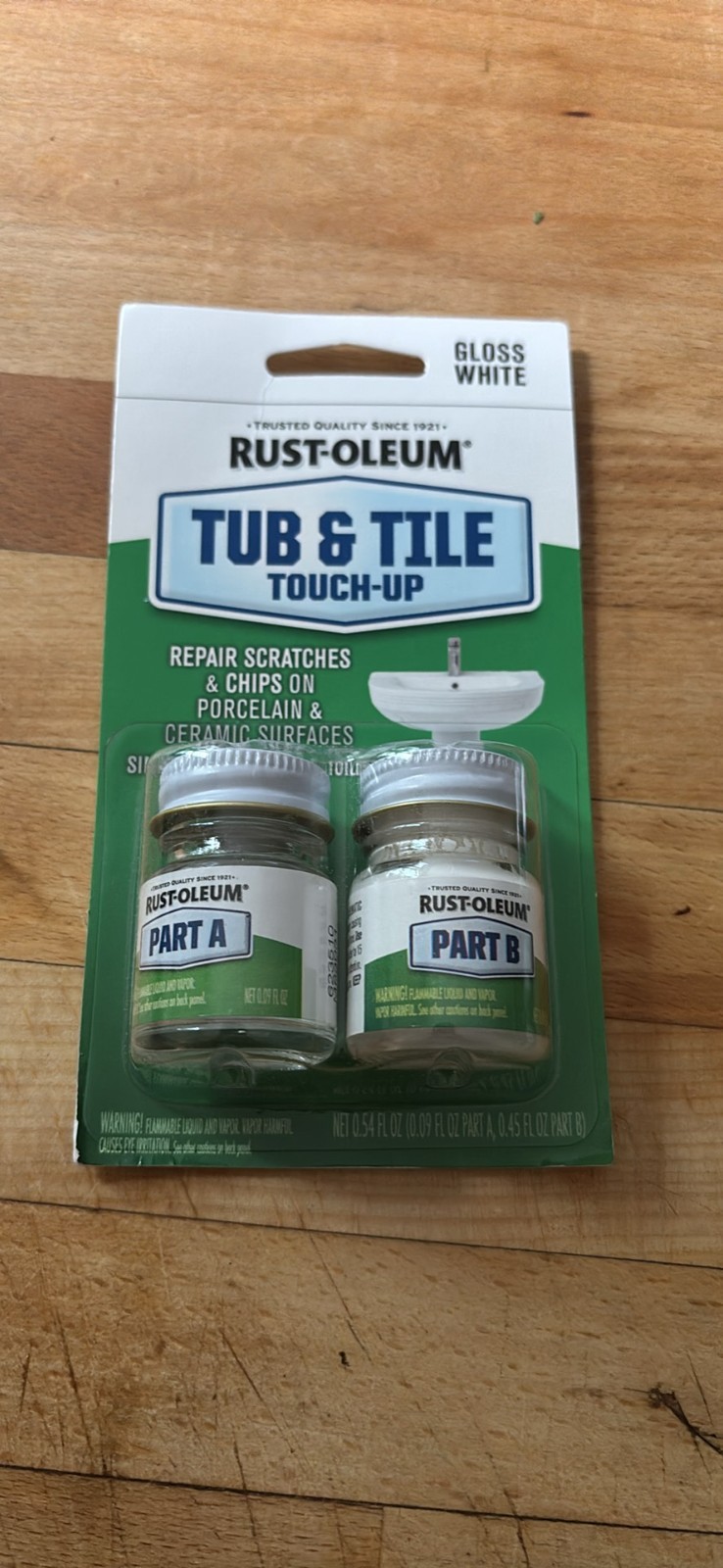 Rust-Oleum Tub & Tile Paint Touch Up Kit White 6 Piece Set
