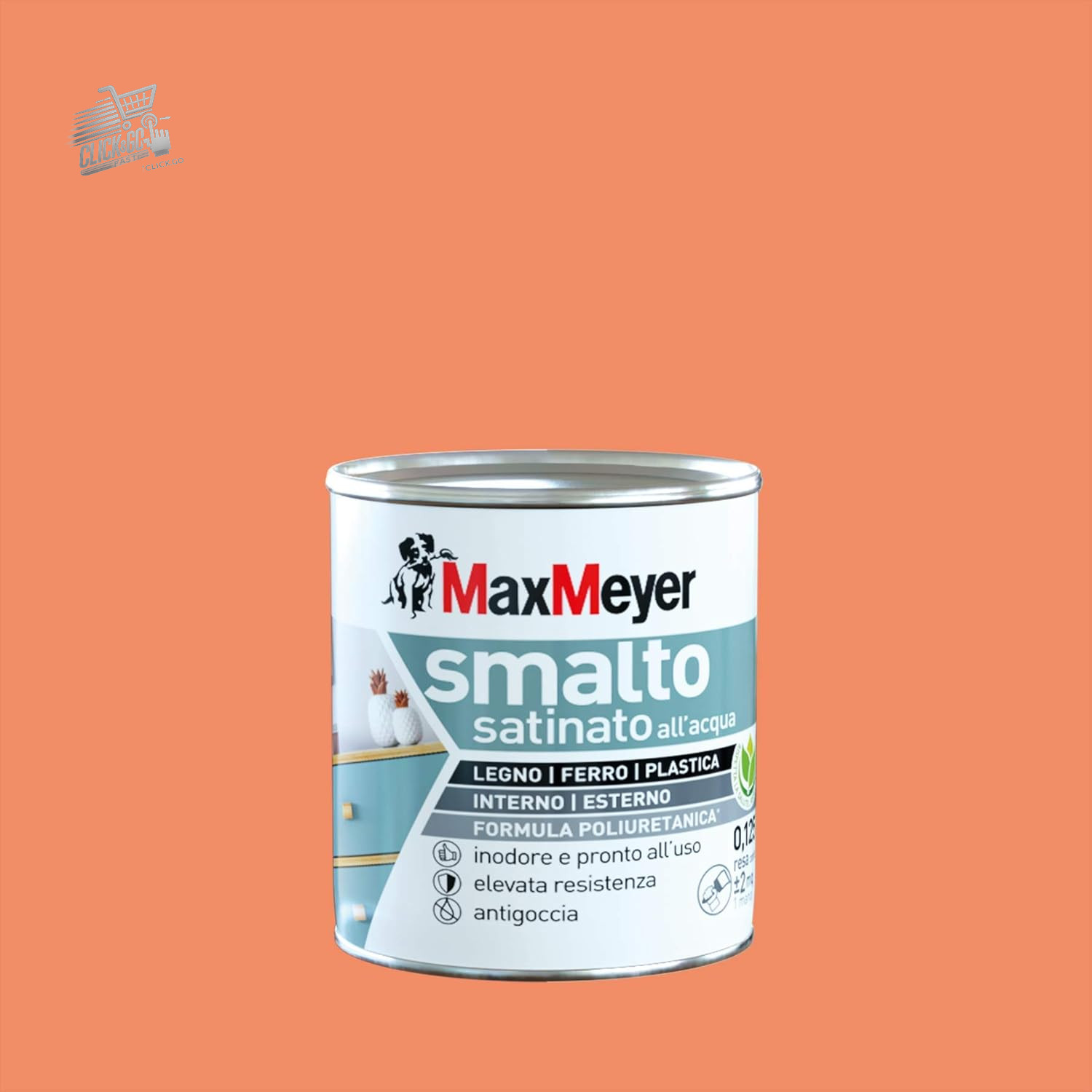 Orange Ace Polyurethane Satin Wood Iron Wall Water Enamel 125ml