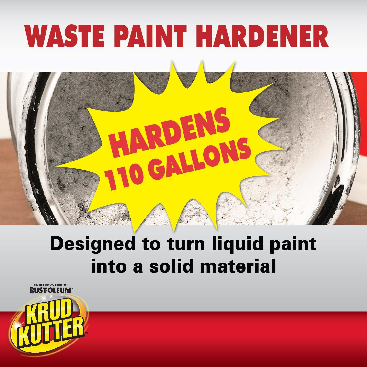 Krud Kutter Odorless Waste Paint Hardener PH1101 5 Gallon Paint Solidifier