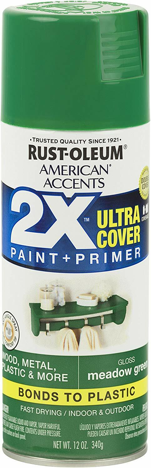 Rust-Oleum 327897 American Accents Ultra Cover 2X Gloss, Each, Meadow Green