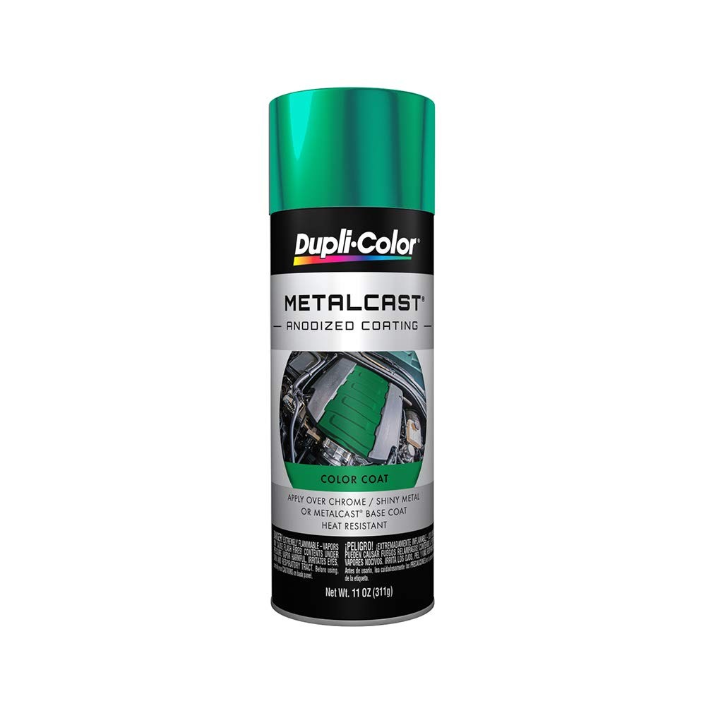 Dupli Color Metalcast Green Anodized Automotive Spray Paint 11 Ounce