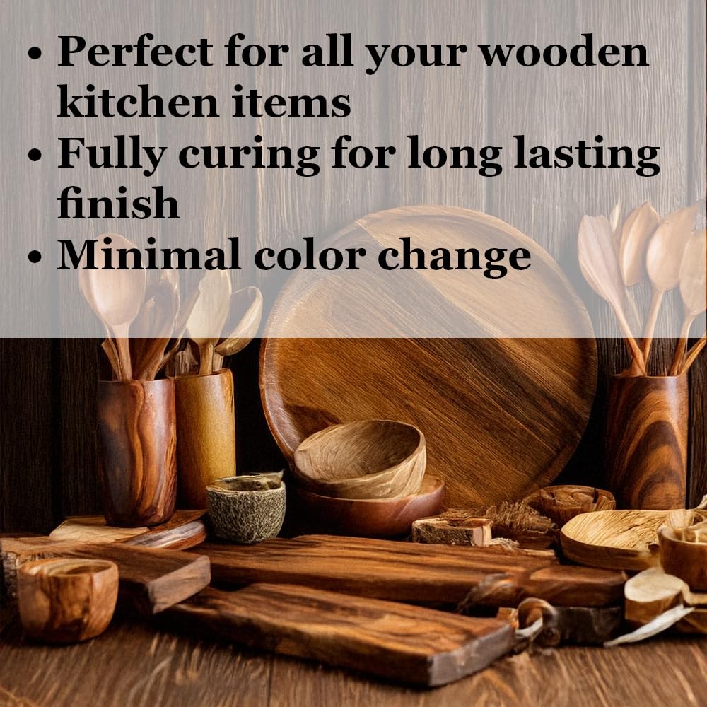 Refined Walnut Oil for Wooden Kitchen Items and More – Premium 9 Fl.Oz, Amber