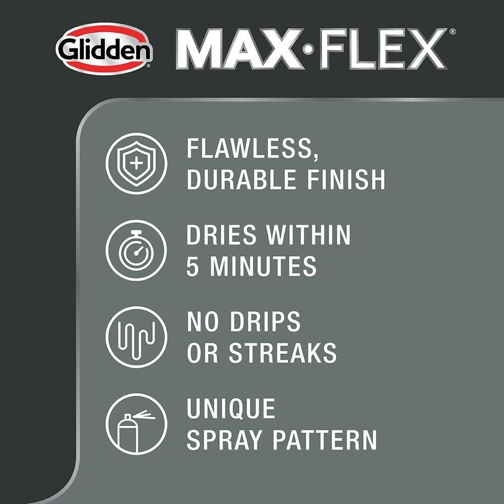 3Pack Glidden Max Flex Brick Red Spray Paint Primer 12oz Satin Interior/Exterior