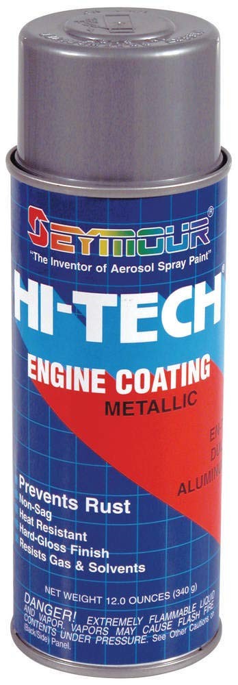 Seymour EN-71 Hi-Tech Engine Spray Paint, Dull Aluminum 12 Ounce (Pack of 1)