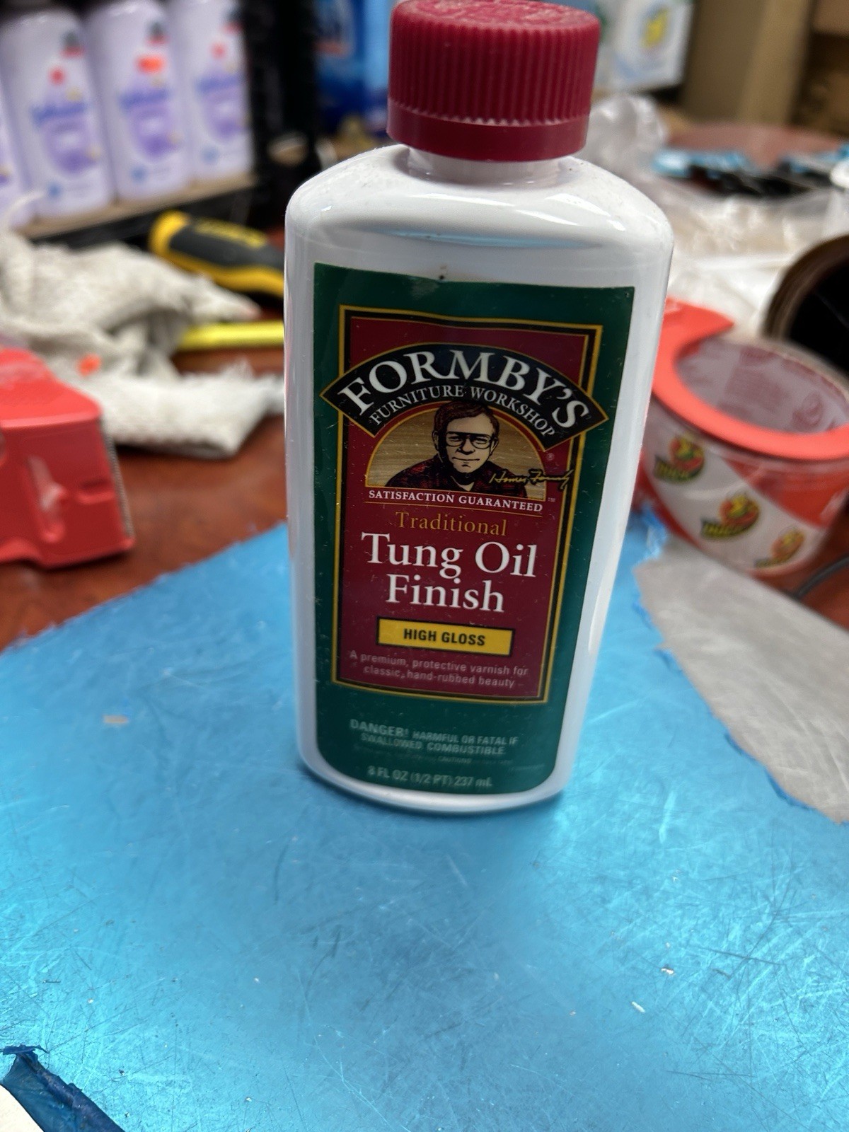 Formby’s Tung Oil Finish High gloss 8fl Oz.