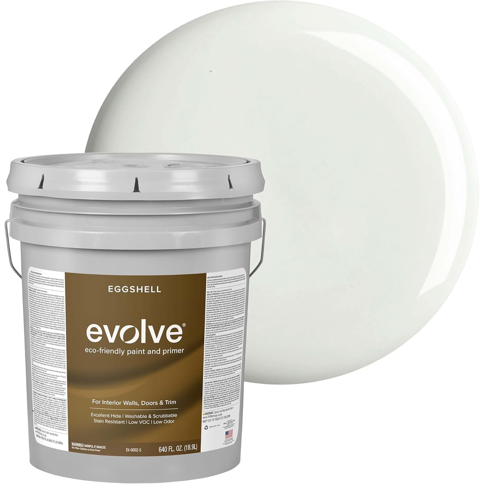 Evolve Paint & Primer: Interior & Exterior surfaces Antique White 5gal
