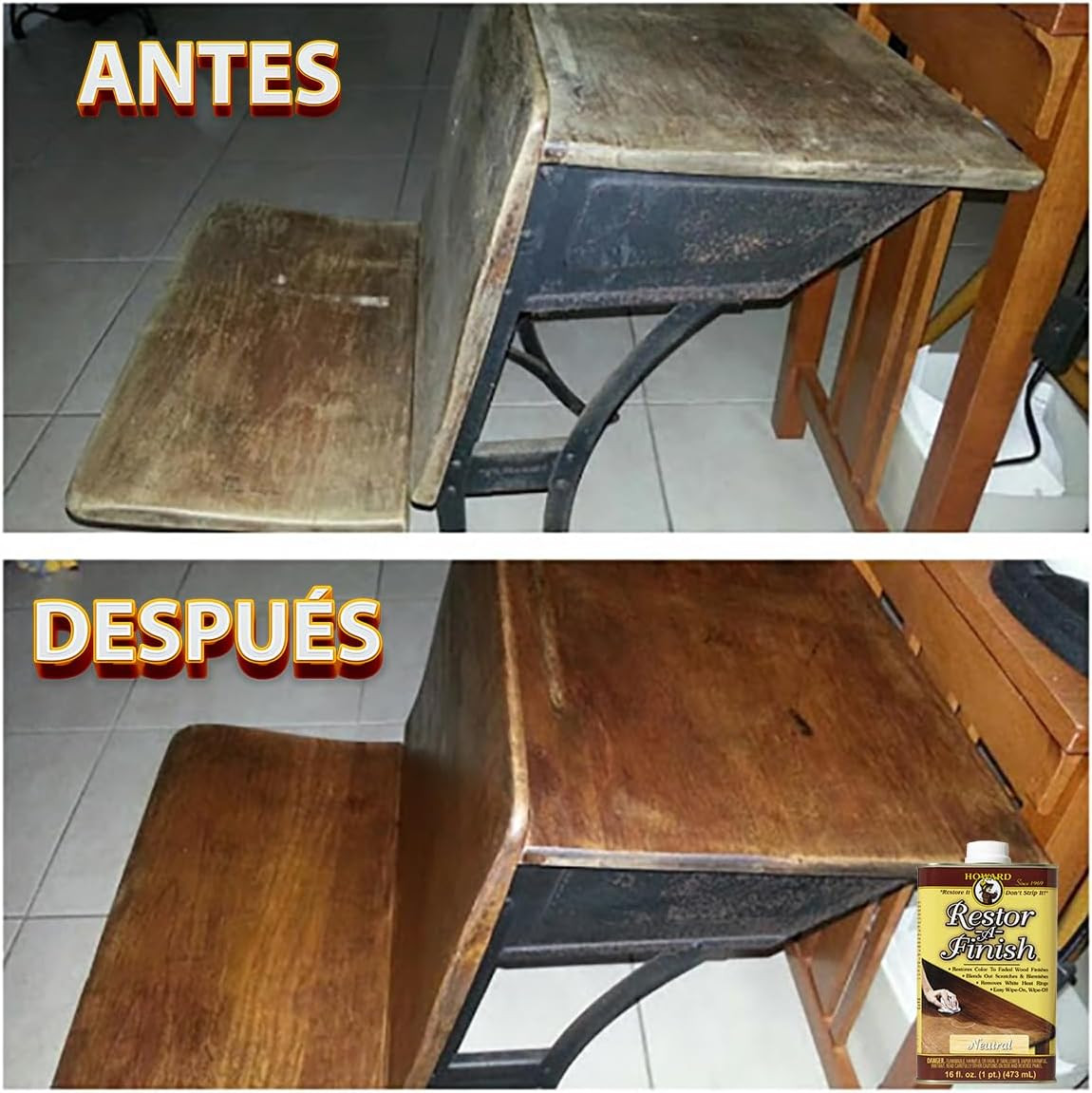 Products Restor-A-Finish, Wood Stain to Restore a Finish for Wood Surfaces, Gold