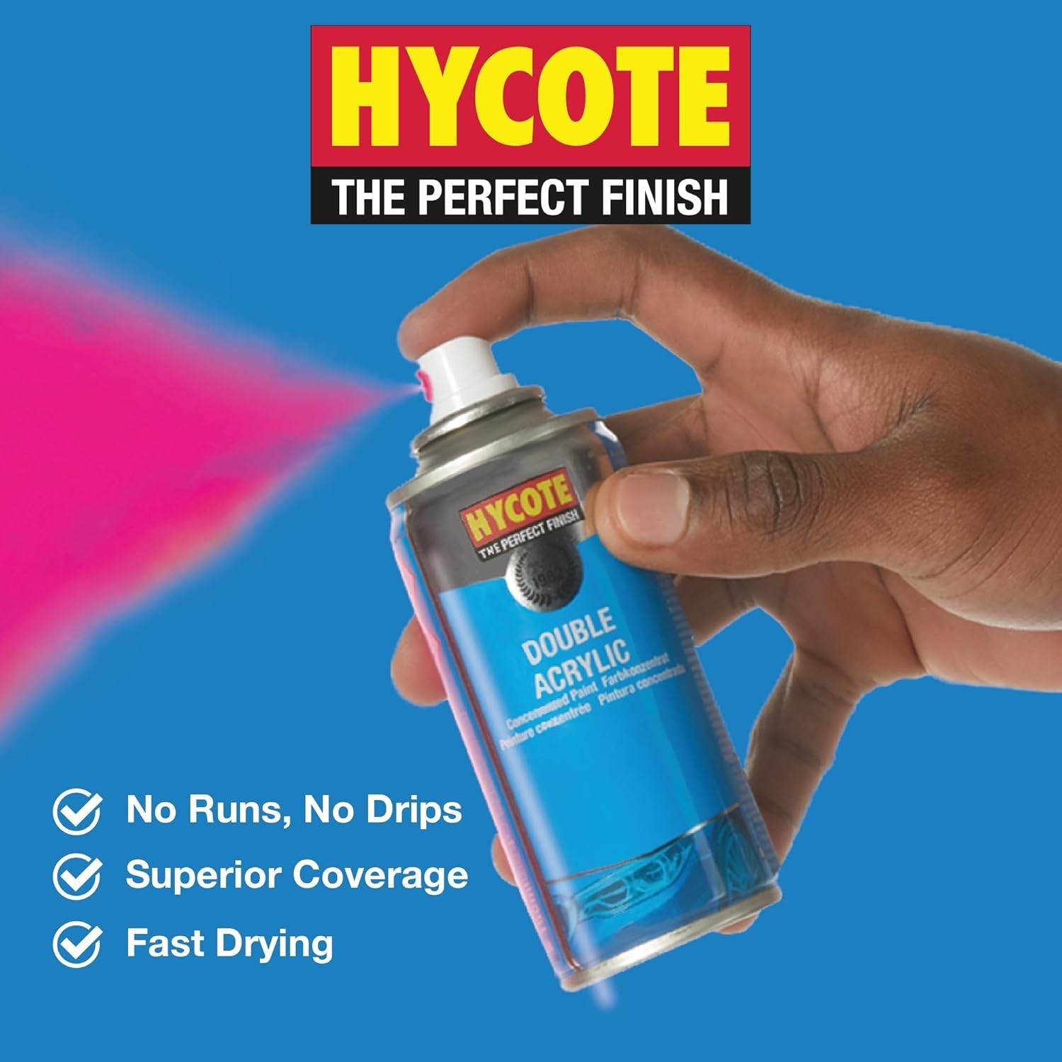 Fast Drying Satin Black Spray Paint – 13.5 Oz, Ideal for Automotive & Craft Use