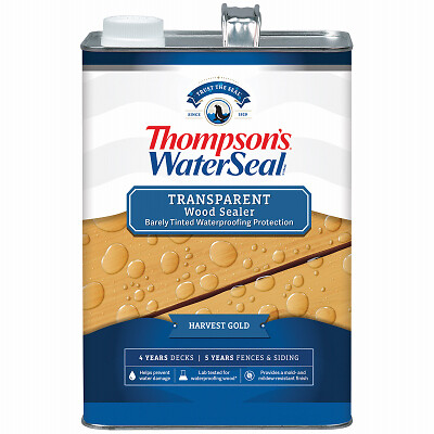 Thompson’s WaterSeal TH.091201-16 Waterproofing Stain, Transparent, Harvest