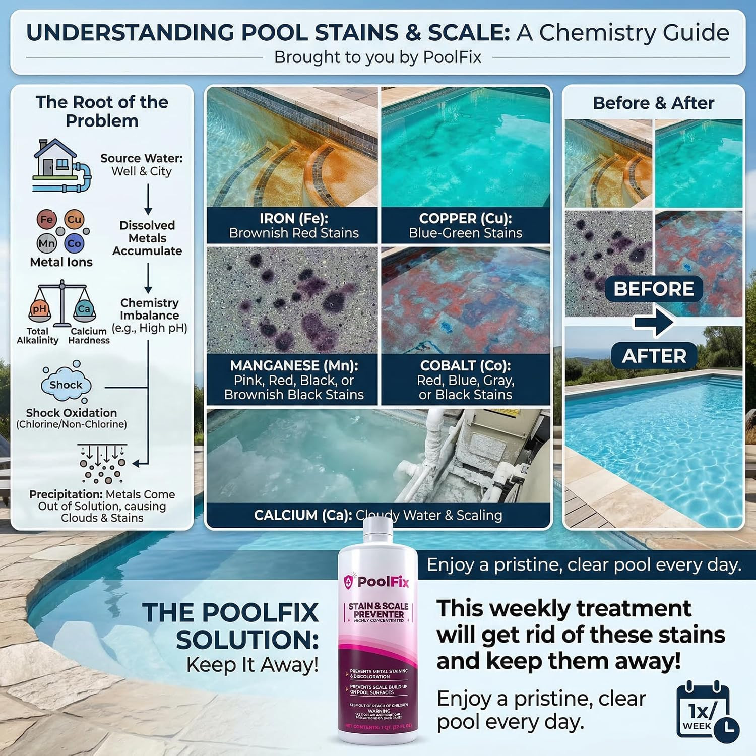 Stain & Scale Preventer – 1 Quart | Professional Grade Metal Stain & Scale Contr