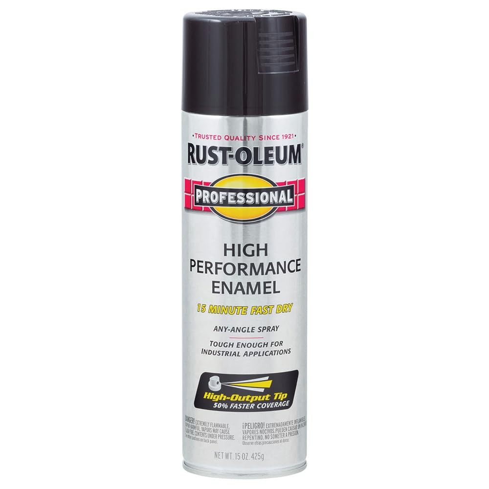 Rust-Oleum 7579838 Professional High 15 Ounce (Pack of 1), Gloss Black