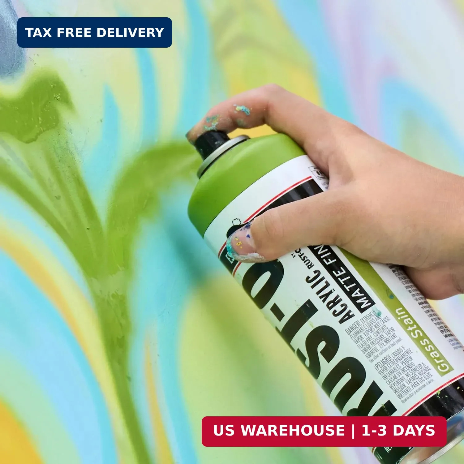 Rust-Oleum Rust-O Acrylic Spray Paint | Street Artist Spray Paint Cap Accessory