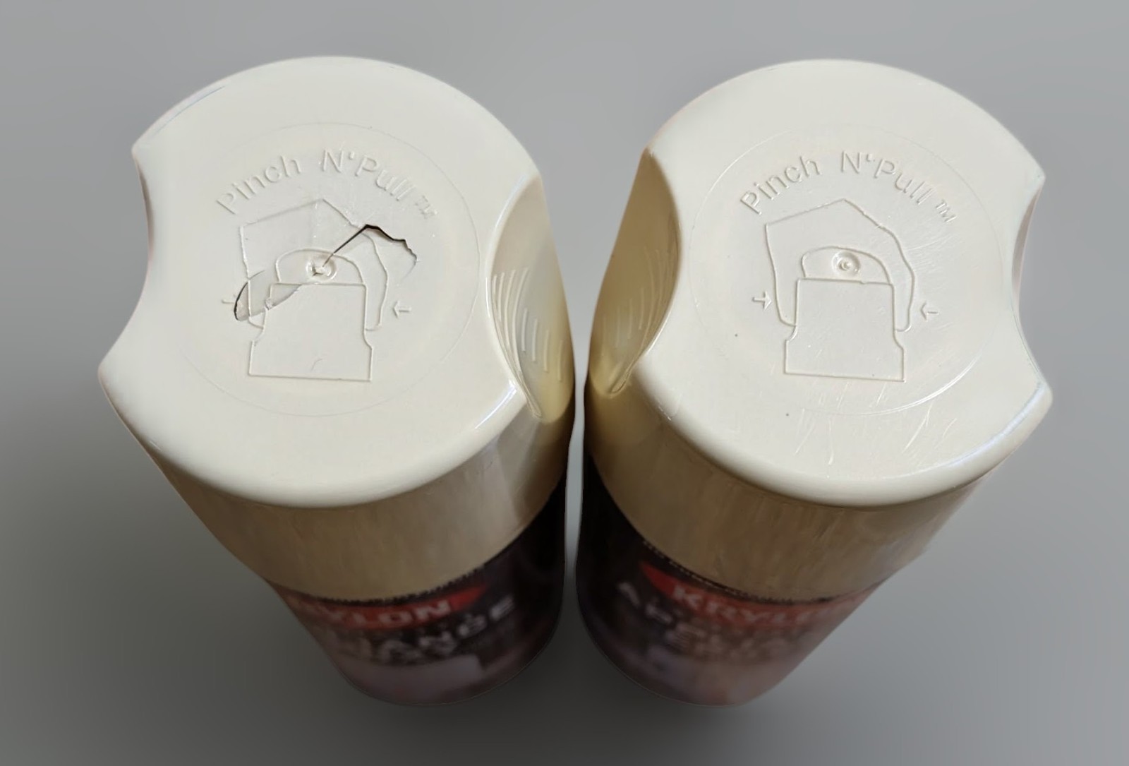 2 – Krylon Specialty Appliance Epoxy – Almond – 12 oz Each – Broken Lid