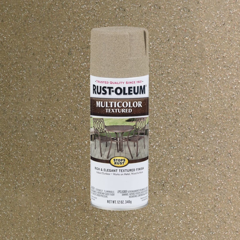 Desert Bisque, Stops Rust Multi-Color Textured Spray Paint-223524, 12 oz