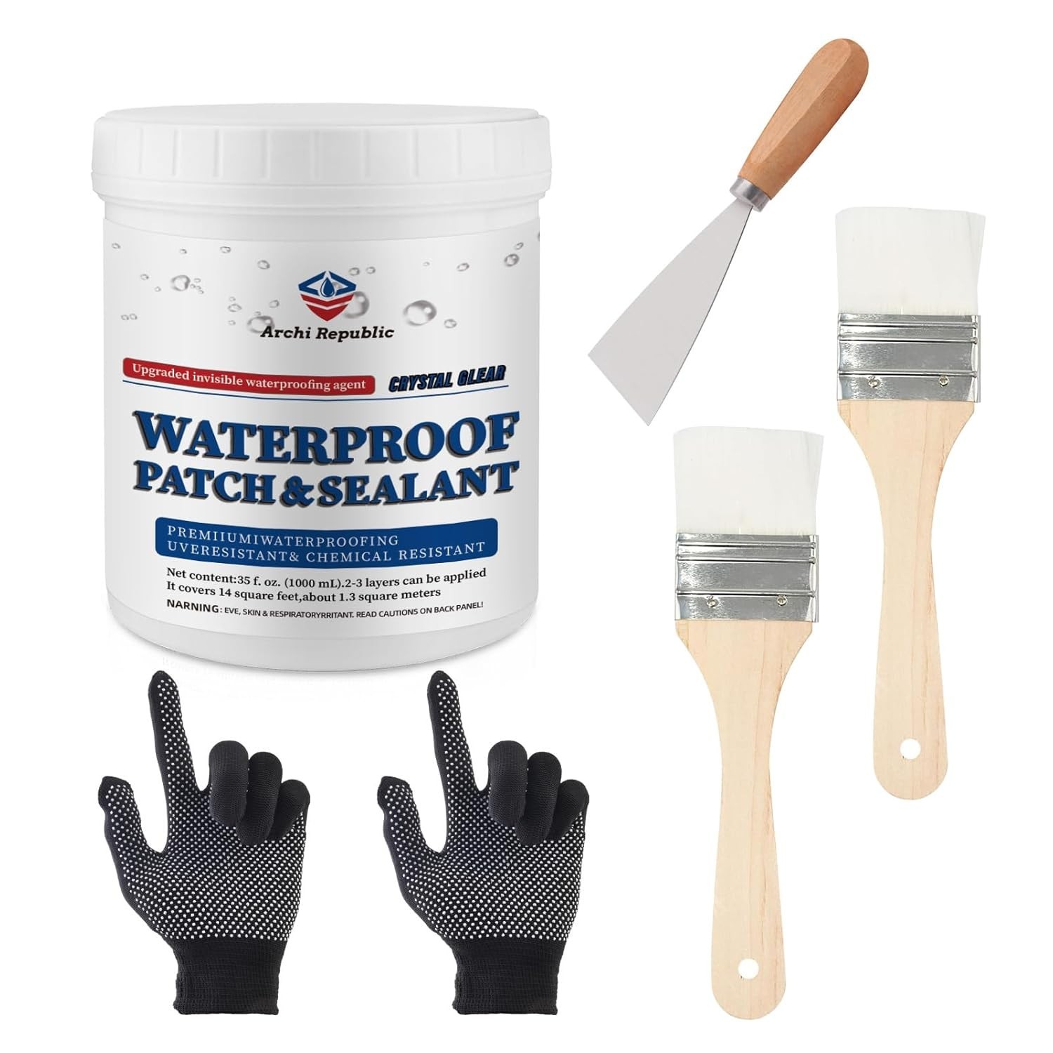 Archi Republic Clear Waterproofer – Highly Effective Waterproofing Coating That