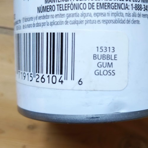 Valspar Outdoor Color Spray Paint 12oz BUBBLE GUM GLOSS Anti-Rust 15313 NEW