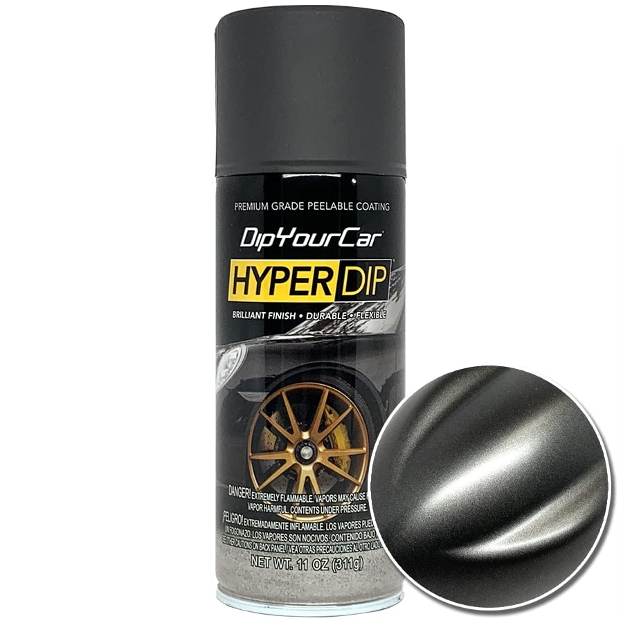 HyperDip Paint – Can of Sprayable Automotive Dip Coat – Removable Peelable Pa…