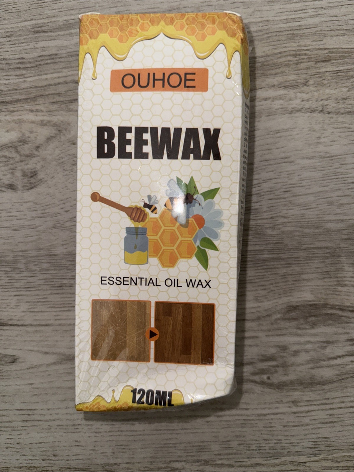 Beewax Essential Oil Wood Furniture Wax 120mL Bees Wax NEW Expiration 11/14/2026