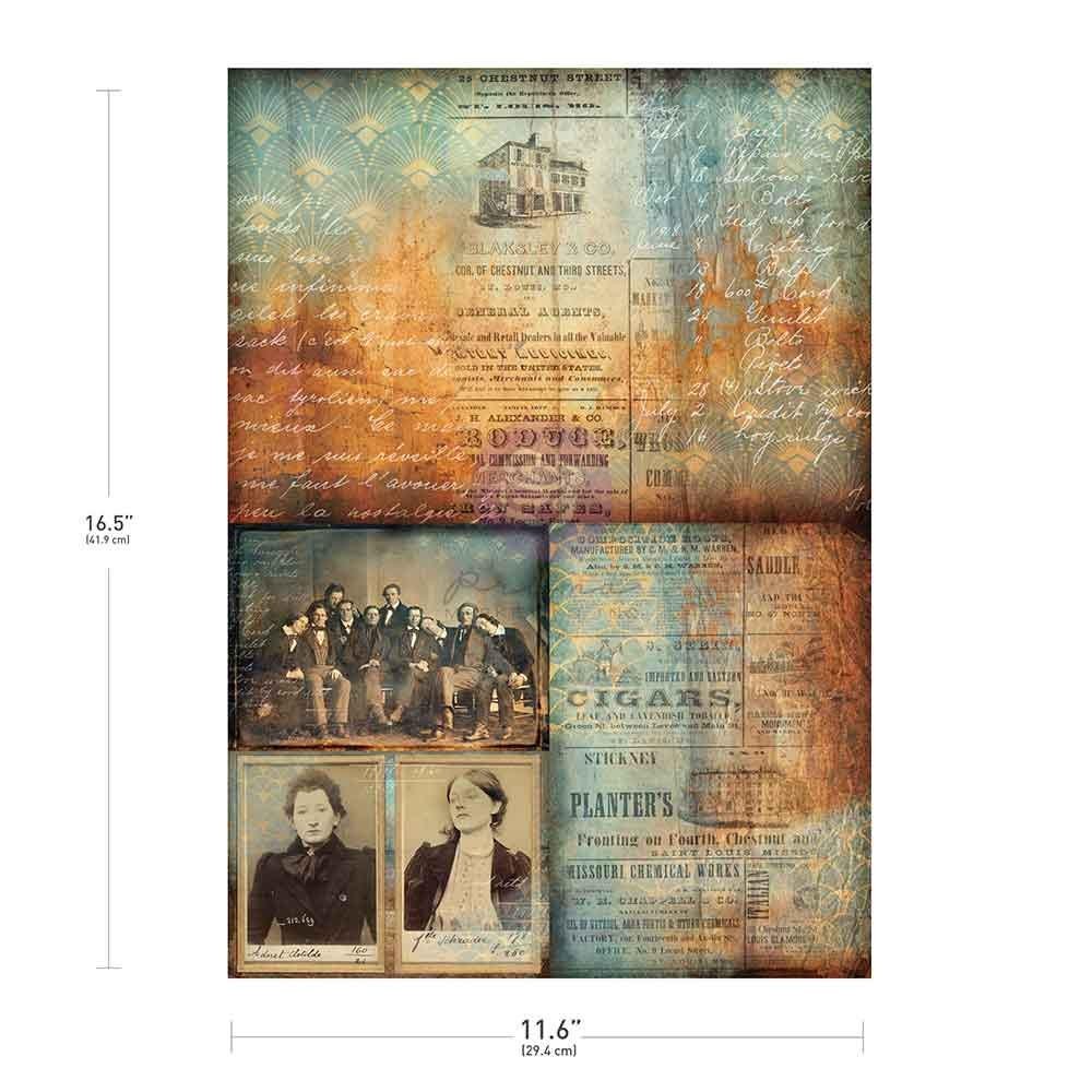 CHESTNUT STREET | A3 Decoupage Paper | Furniture | Arts & Crafts | 11.7″X16.5″;