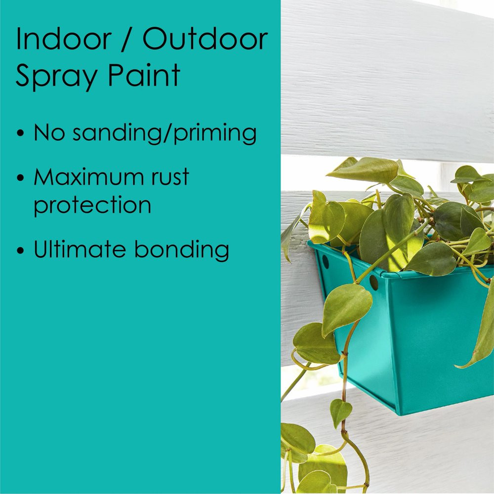 All Surfaces Rust Protection Beach Glass Satin Spray Paint + Primer 12 Oz