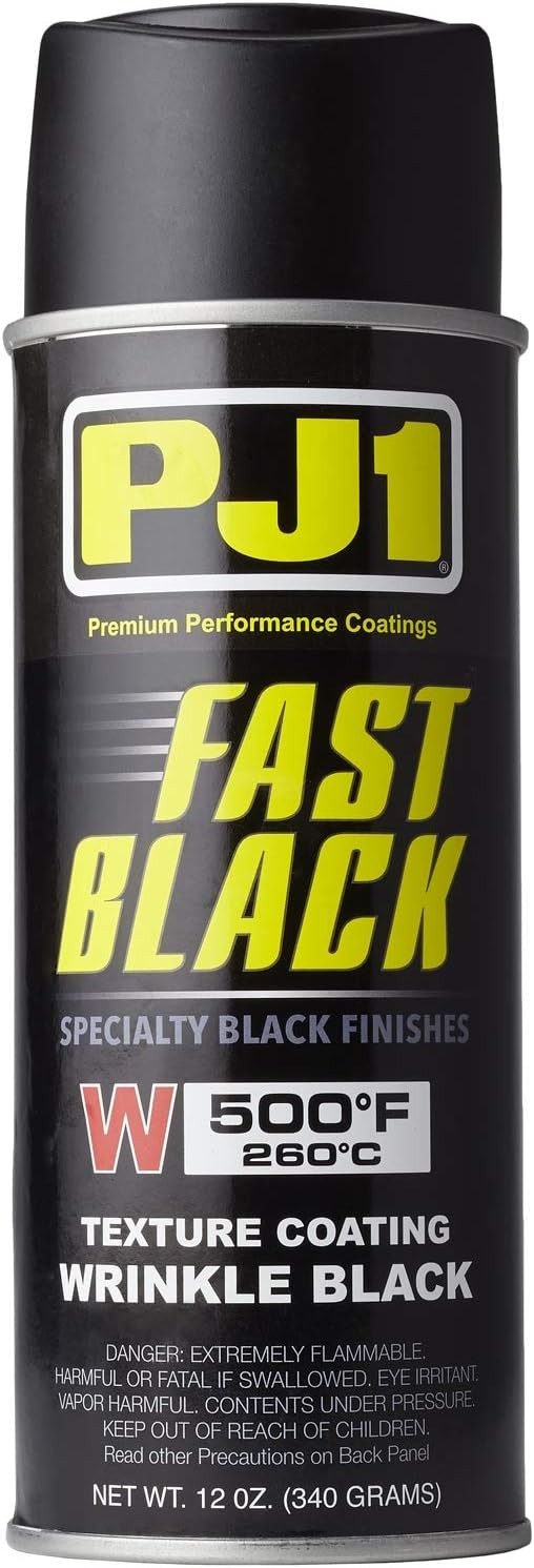 12 oz Wrinkle Black High-Temp Aerosol Paint – Perfect for Motorcycle Restoration