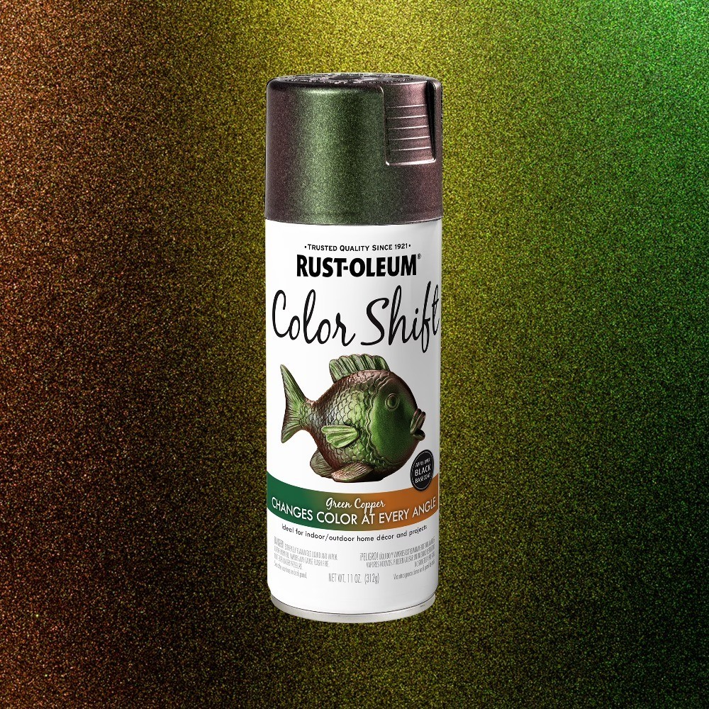 Color Shift Spray Paint Metallic Green Copper 11 oz Automotive Art Craft Coating