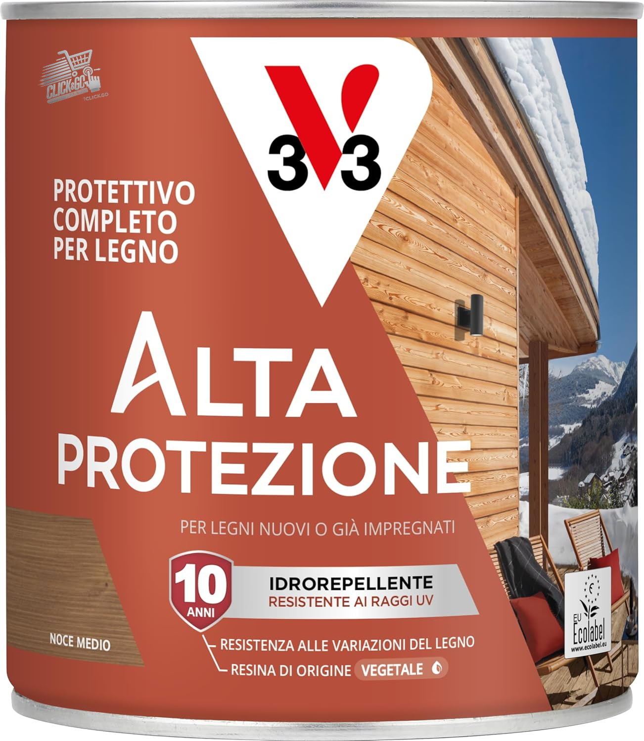 Wood impregnator V33 complete protective high protection bio water 0.75L