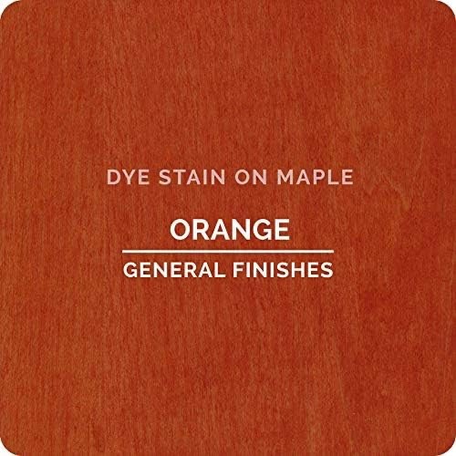 General Finishes Water Based Dye Stain – Orange – Pint