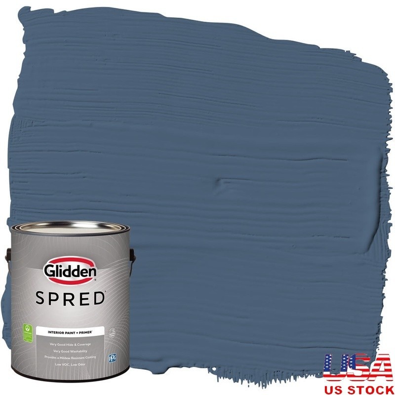 Low VOC Interior Paint Washable Eggshell Finish Mildew Resistant All in One New