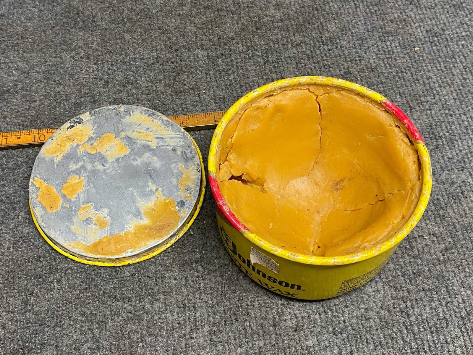 SC Johnson Paste Wax Original Formula 12 Oz 50% Full (Partial)