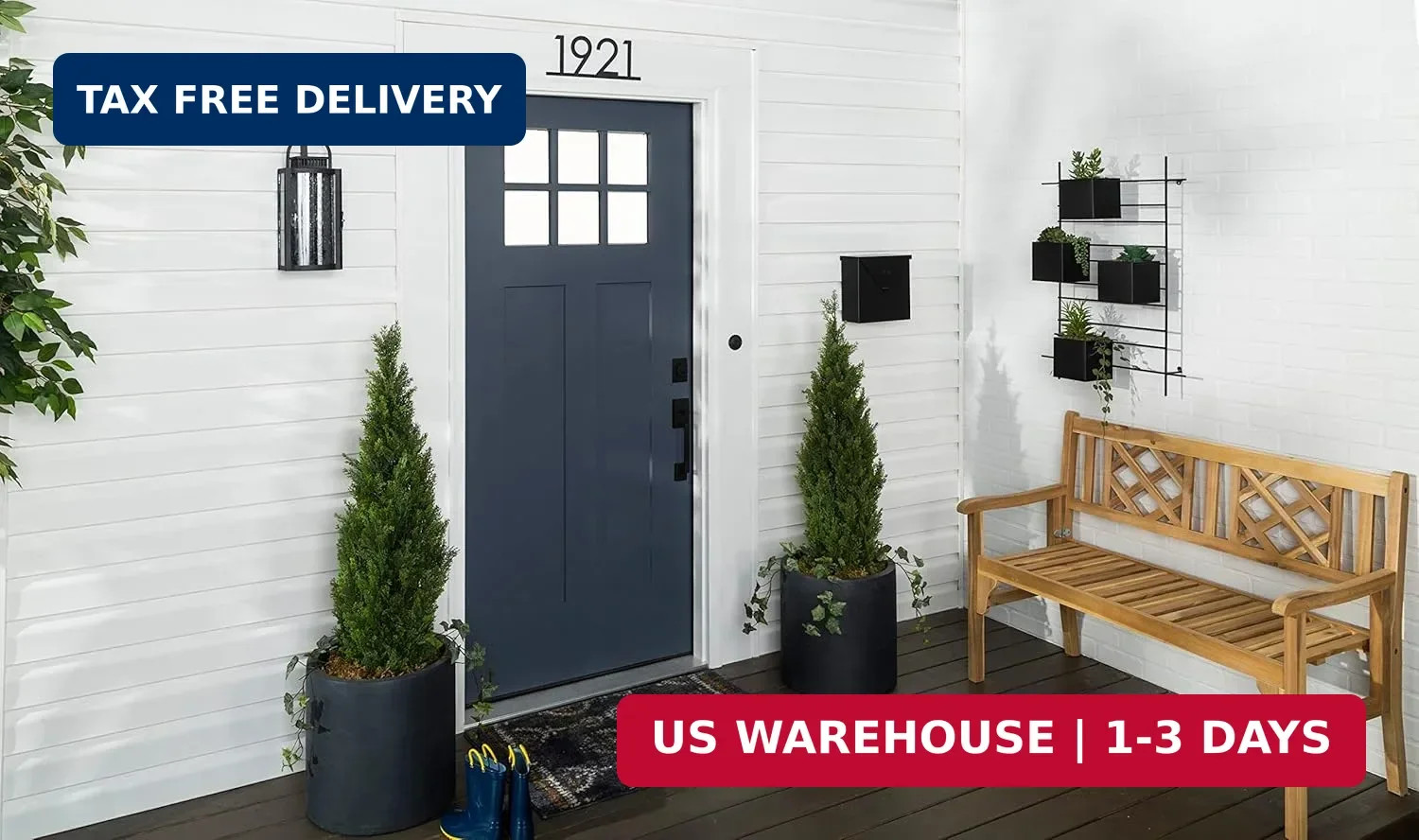 Rust-Oleum 369386 Advanced Dry Door & Trim Paint, Quart, Satin Nantucket Navy