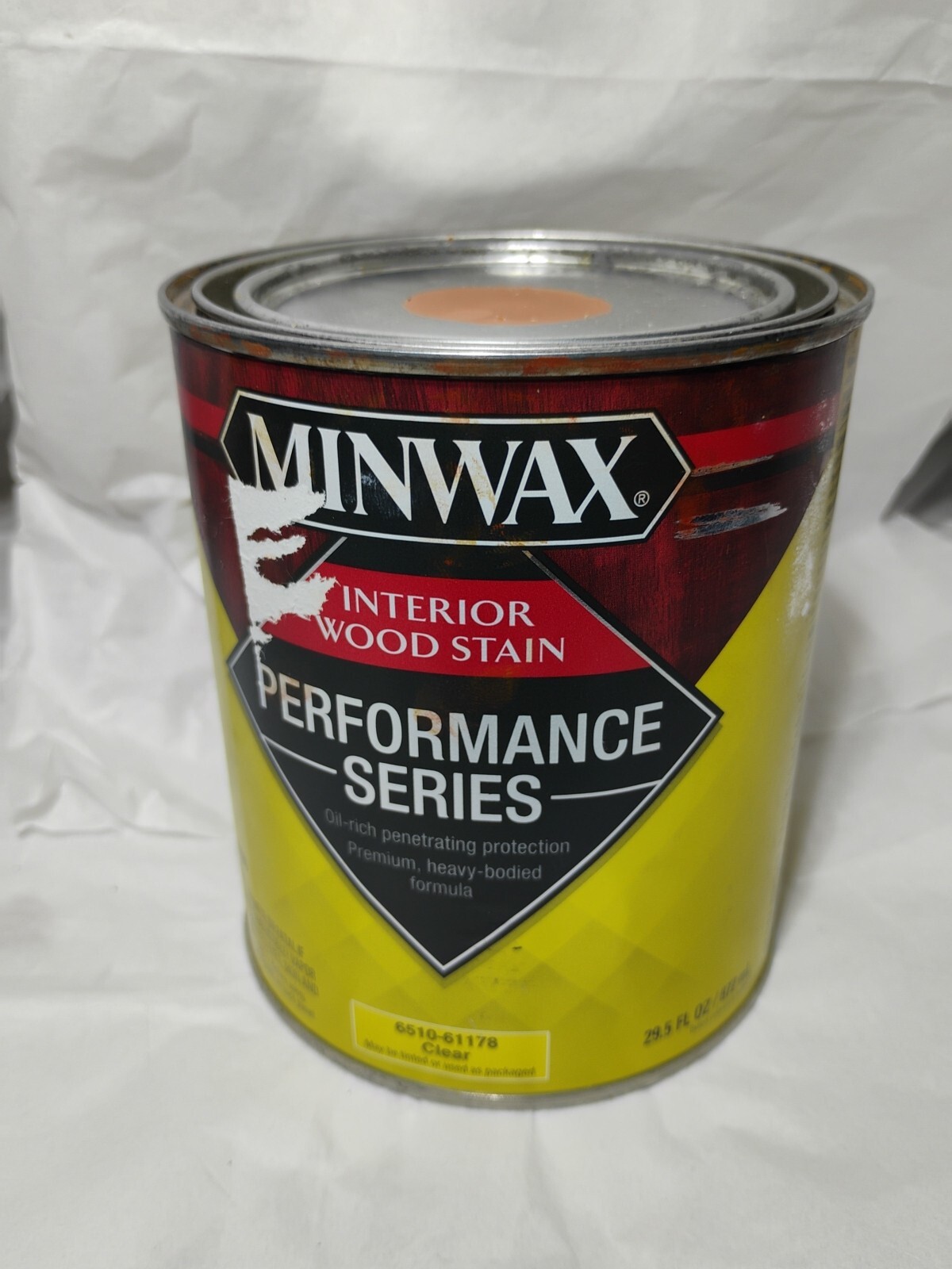 1qt Minwax Interior Wood Stain Color 6341 Red Cent Performance Series