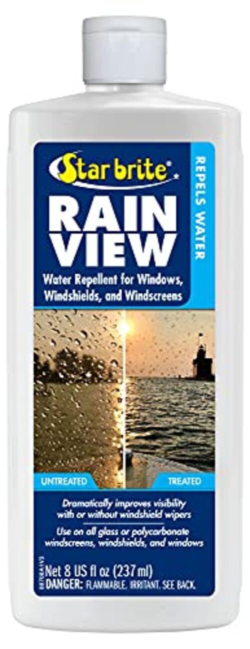 Rain View Water Repellent for Glass Windshields – 8 OZ (088708)