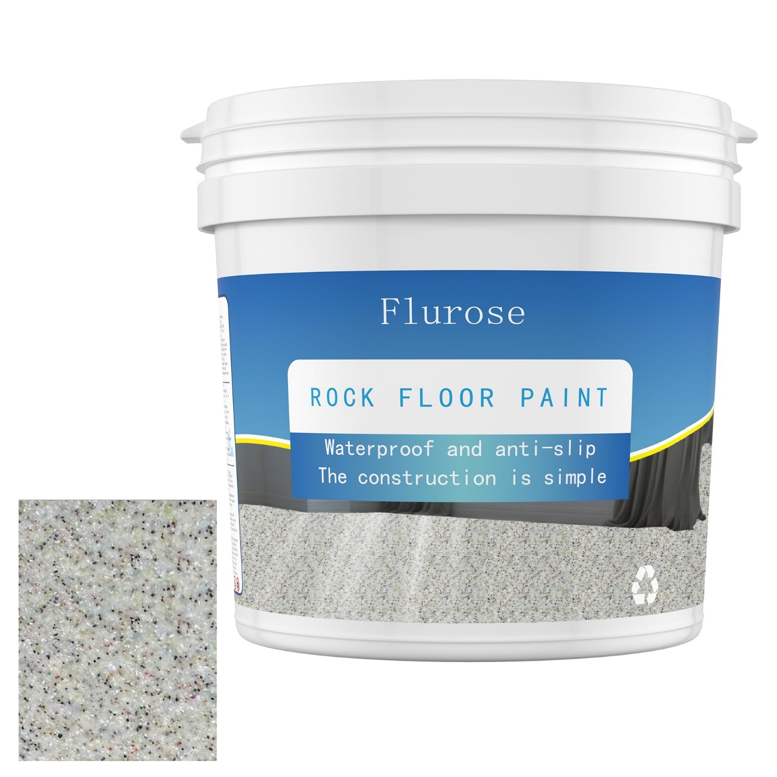 High-Gloss Epoxy Floor Paint – Self-Leveling, Wear-Resistant, Non-Slip, 35oz