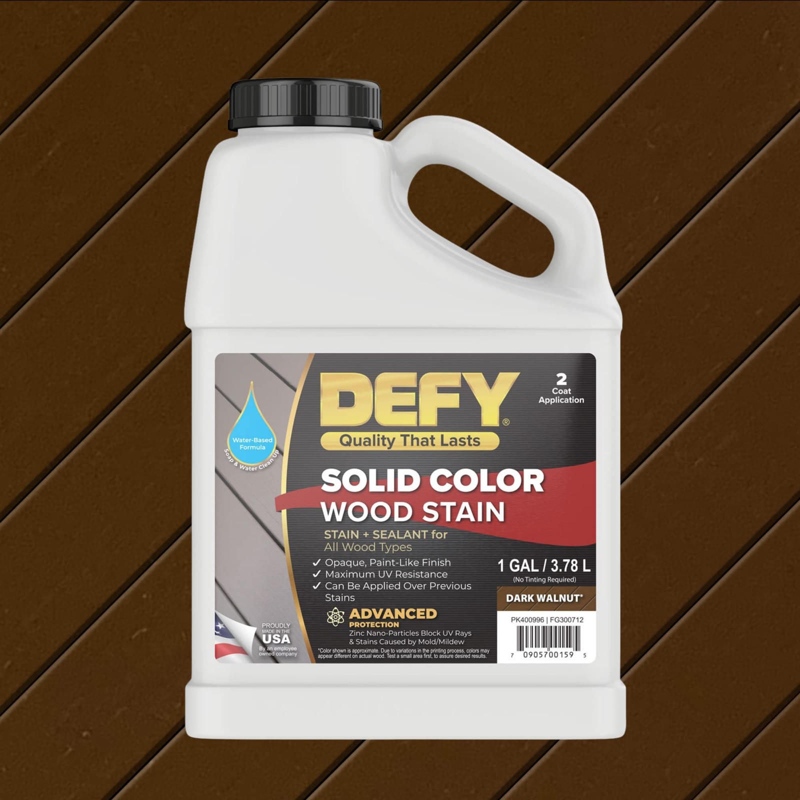 Solid Color Wood Stain DW-Solid – UV Resistant, Opaque, Exterior Deck & Fence…