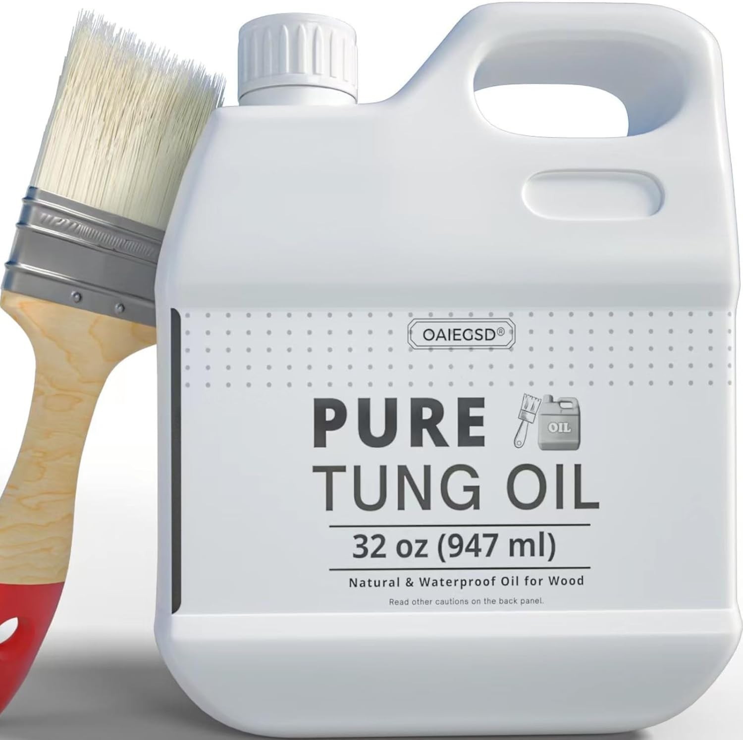32 OZ Pure Tung Oil Waterproof Wood Sealer Indoor and Outdoor 100% Pure Tung Oil