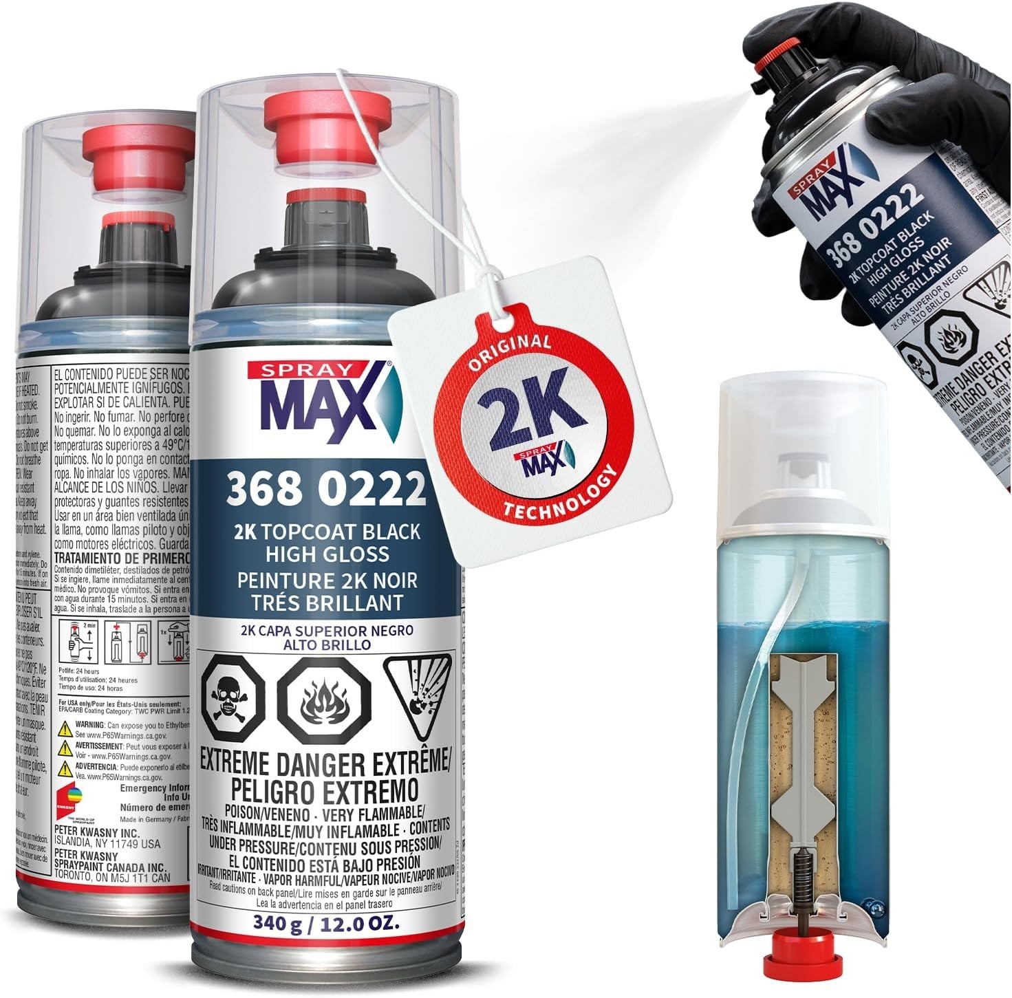 Automotive High Gloss Black Paint – Professional Finish