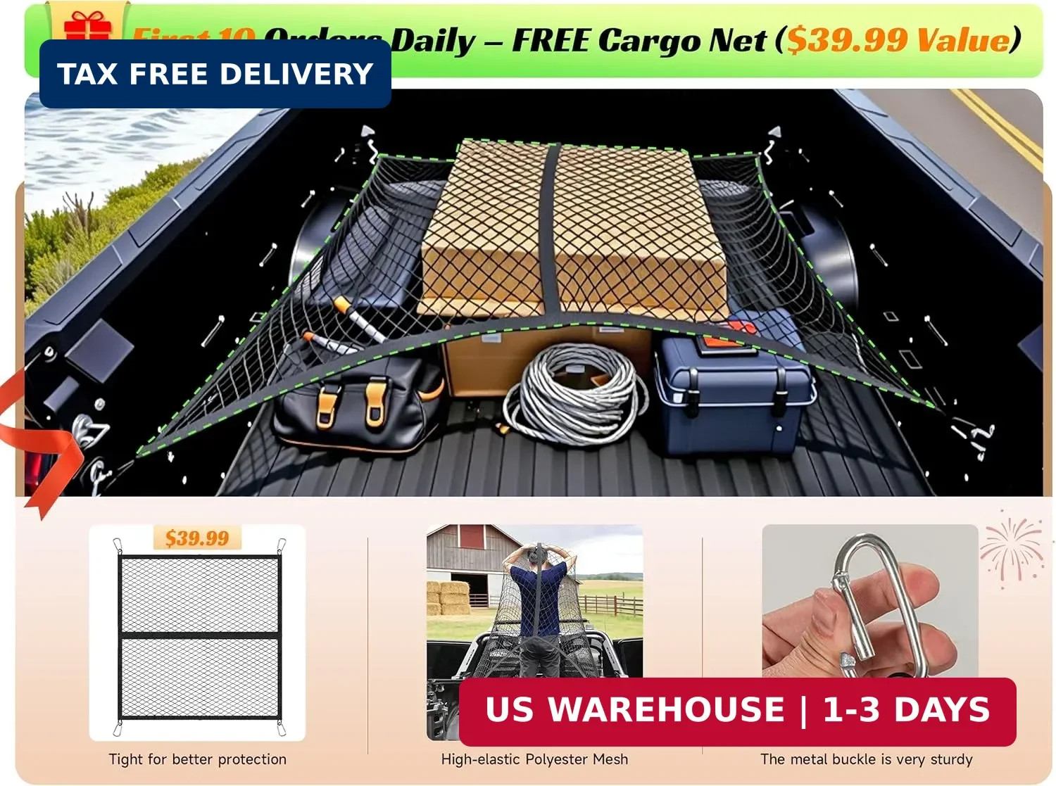 Truck Bed Liner & Tailgate Liner for Ram 1500/1500 RHO 2019-2026 Short Bed (5.7f