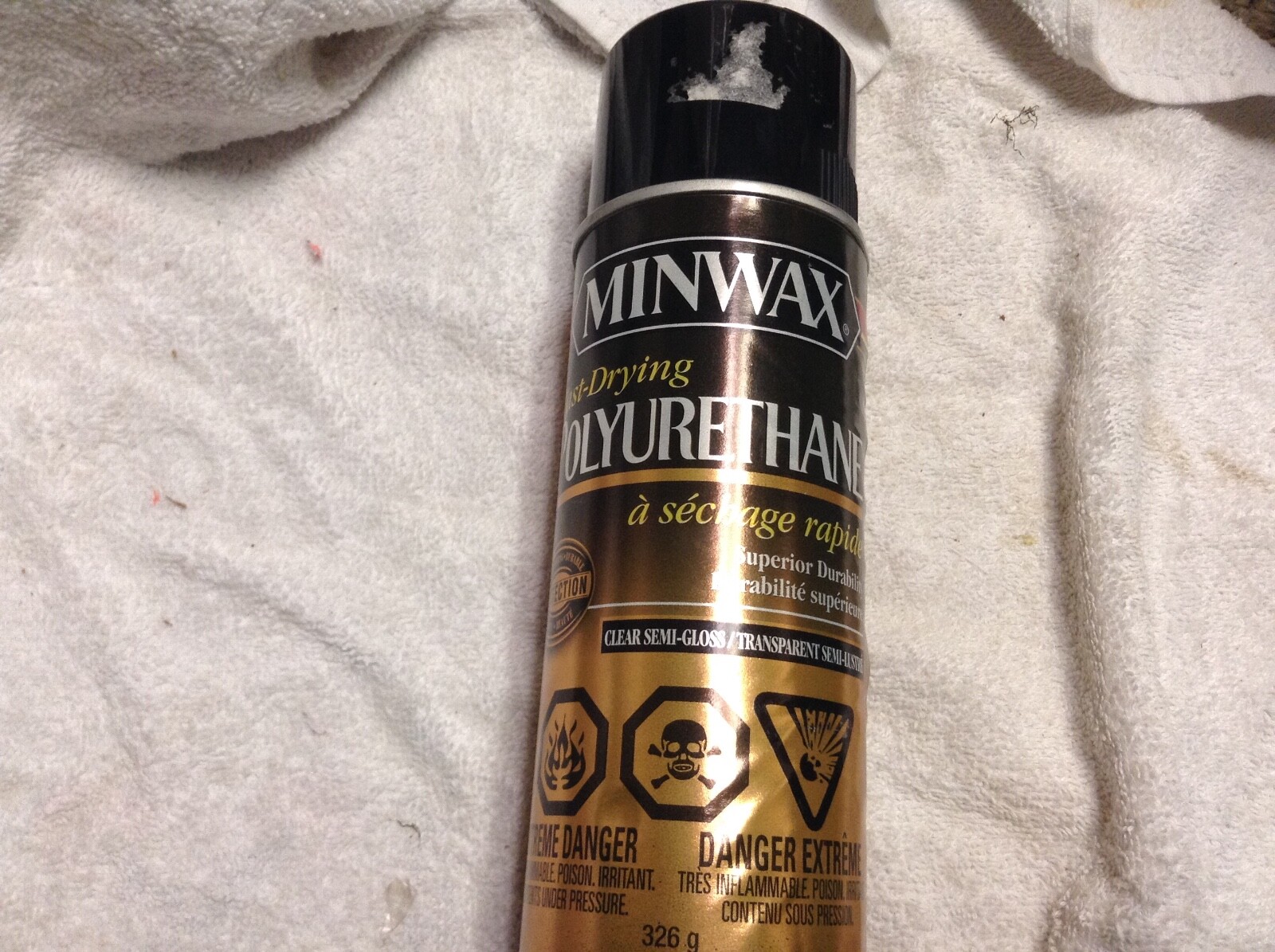 NEW Minwax SEMI GLOSS Clear Fast-Drying POLYURETHANE 11.5 oz. FREE SHIPPING