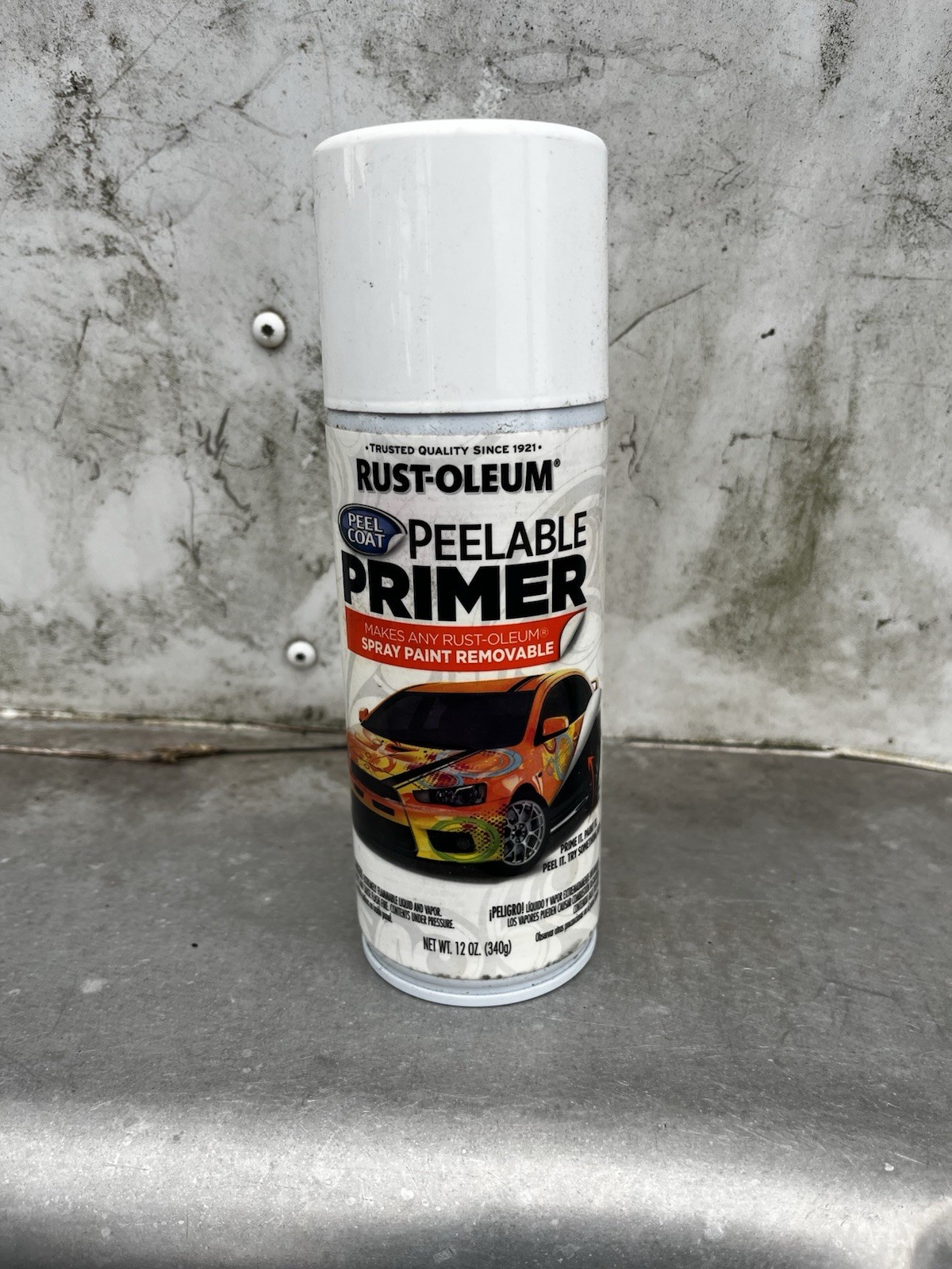 Rust-Oleum Peelable Removable Primer 12 OZ Spray Can Peel Coat NEW