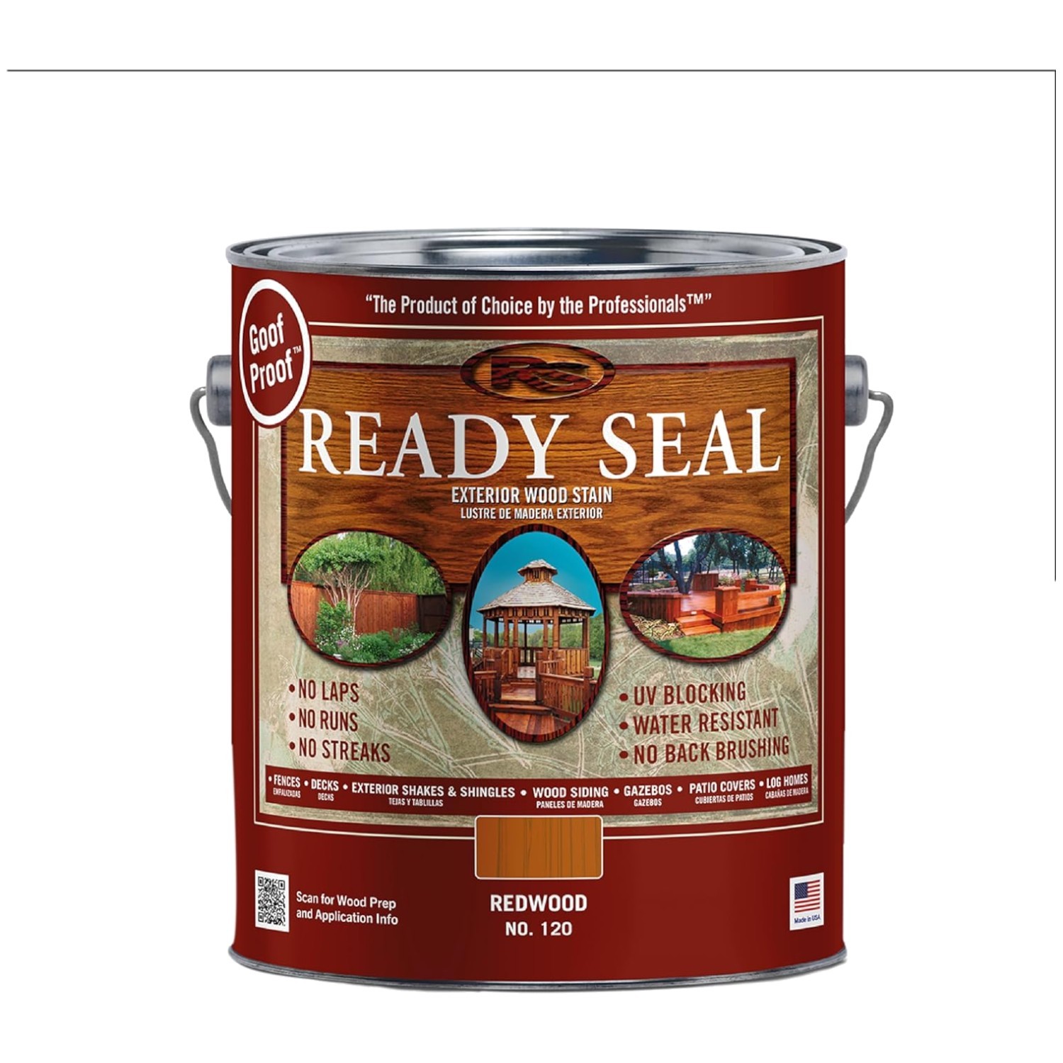 Redwood Stain Sealer – Moisture Resistant – 1 Gallon