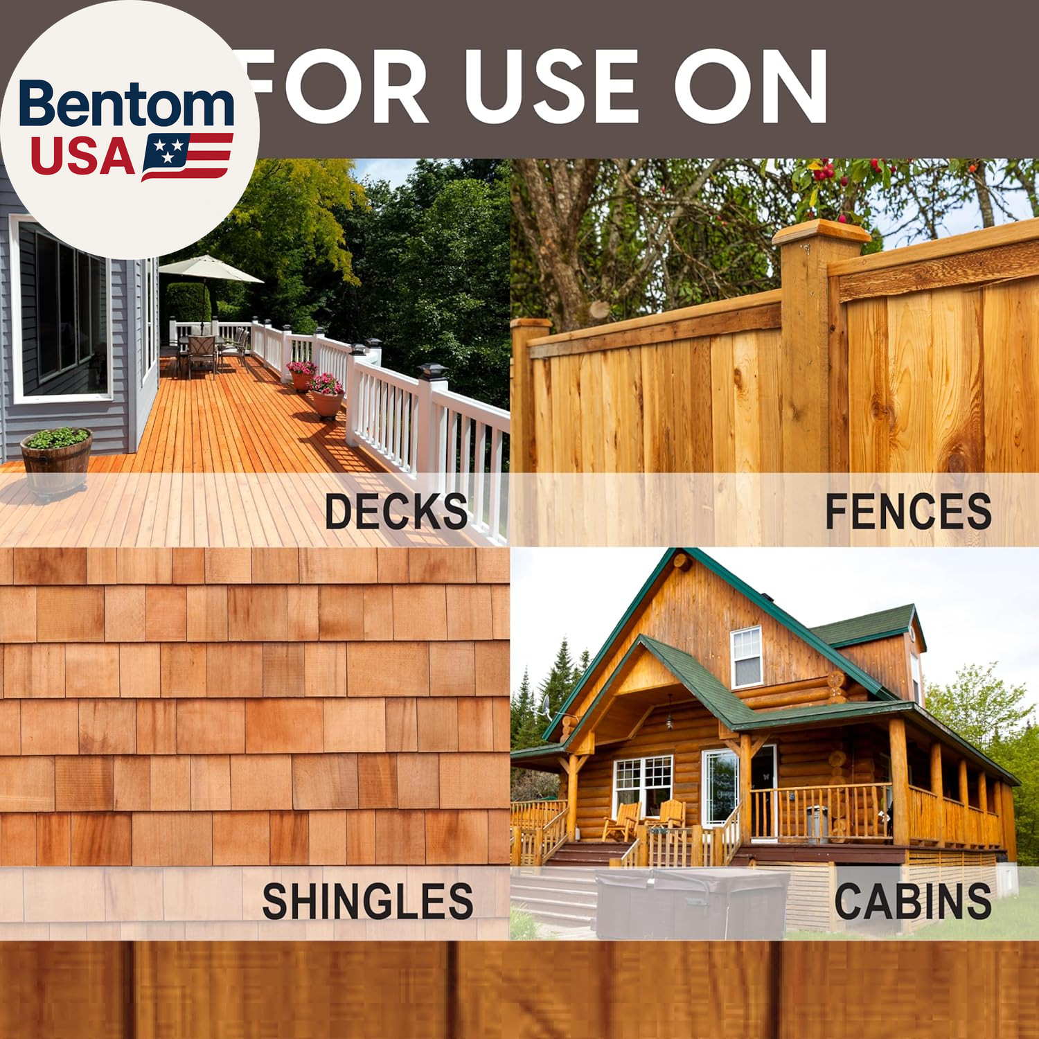 Exterior Wood Stain | Semi-Transparent Oil-Based Formula | Professional Grade St