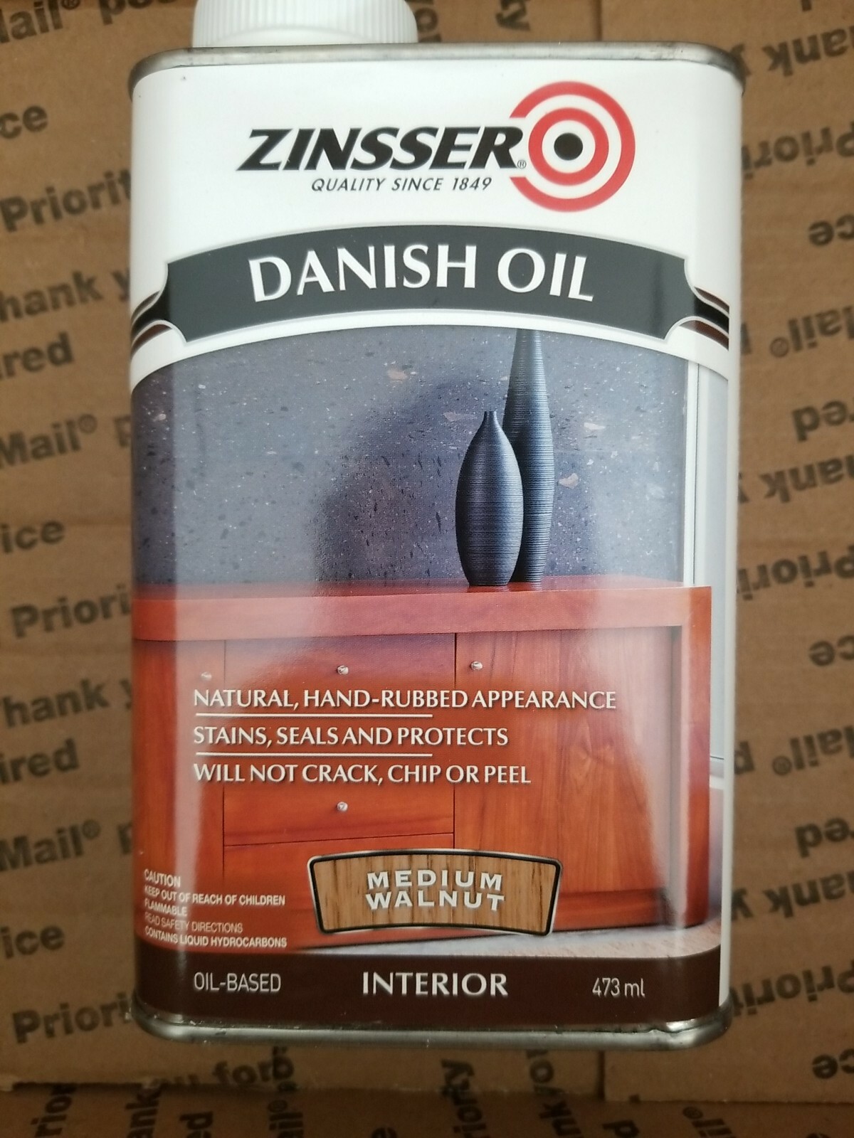 Zinsser Rustoleum Danish Oil Medium Walnut 473 ml