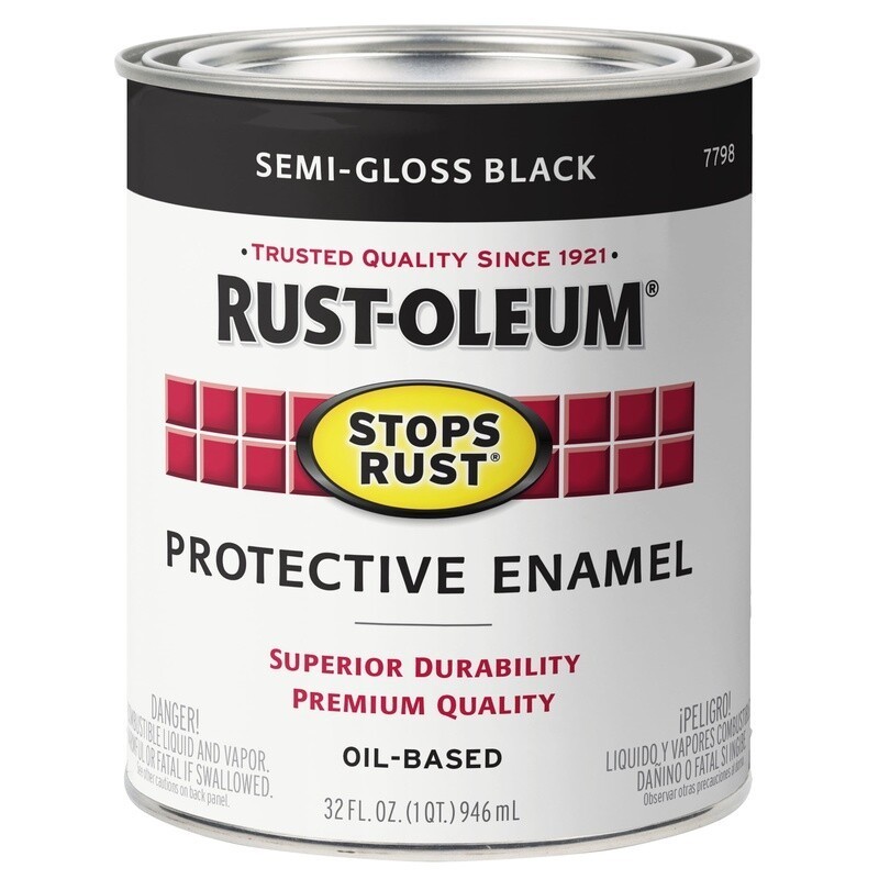 Semi Gloss Protective Enamel Paint 2 Pack Metal Wood Ceramic Quick Drying New