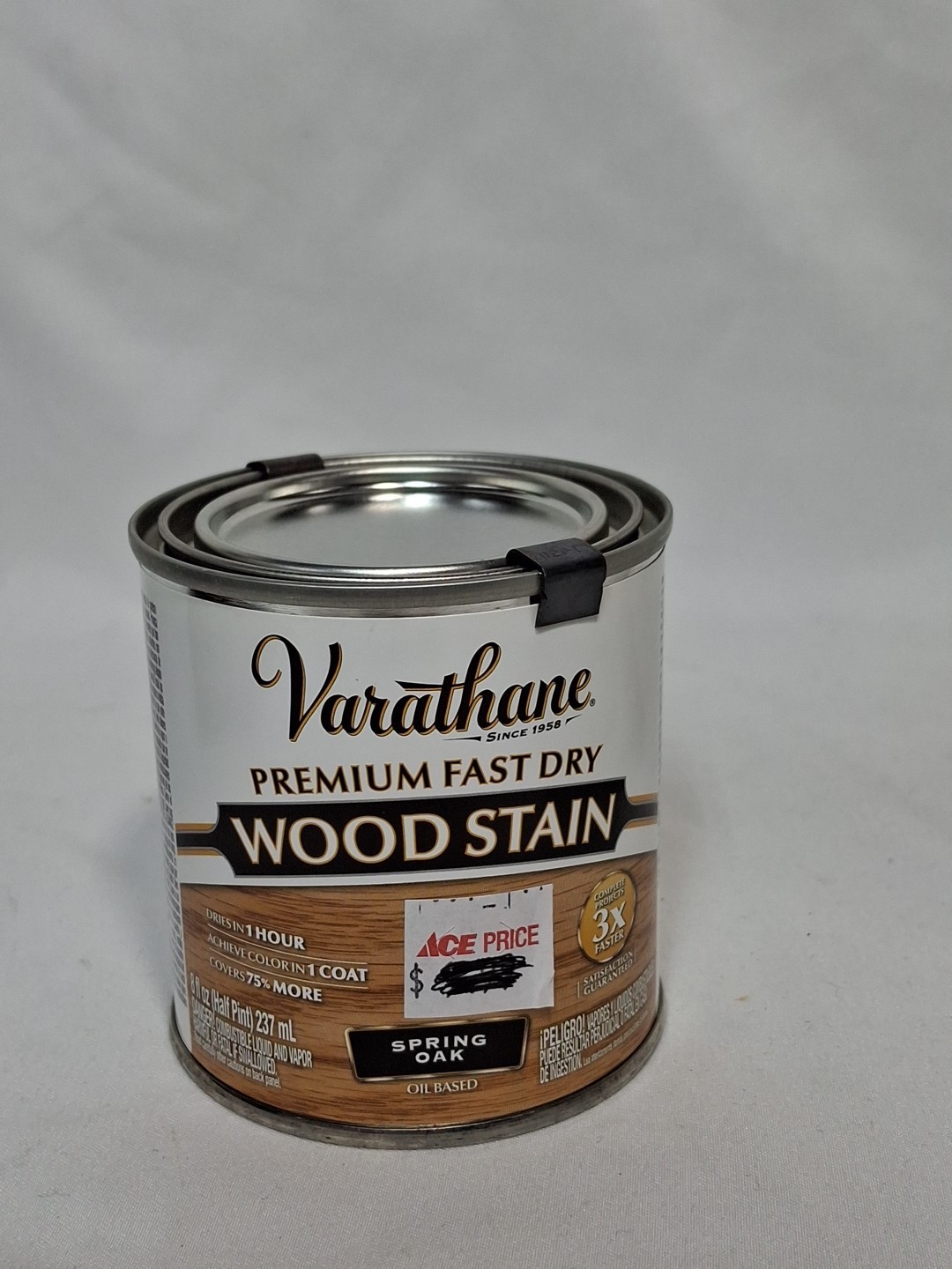 Rust-oleum, Varathane Semi-Transparent SPRING OAK Oil-Based Urethane, 1/2 pint