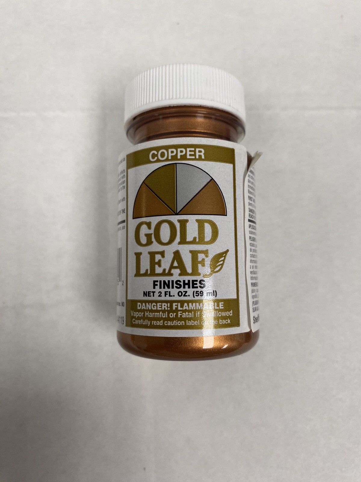 Sheffield Gold Leaf Finishes COPPER Paint Exterior &Interior 672 g/L 2 oz 59 Ml
