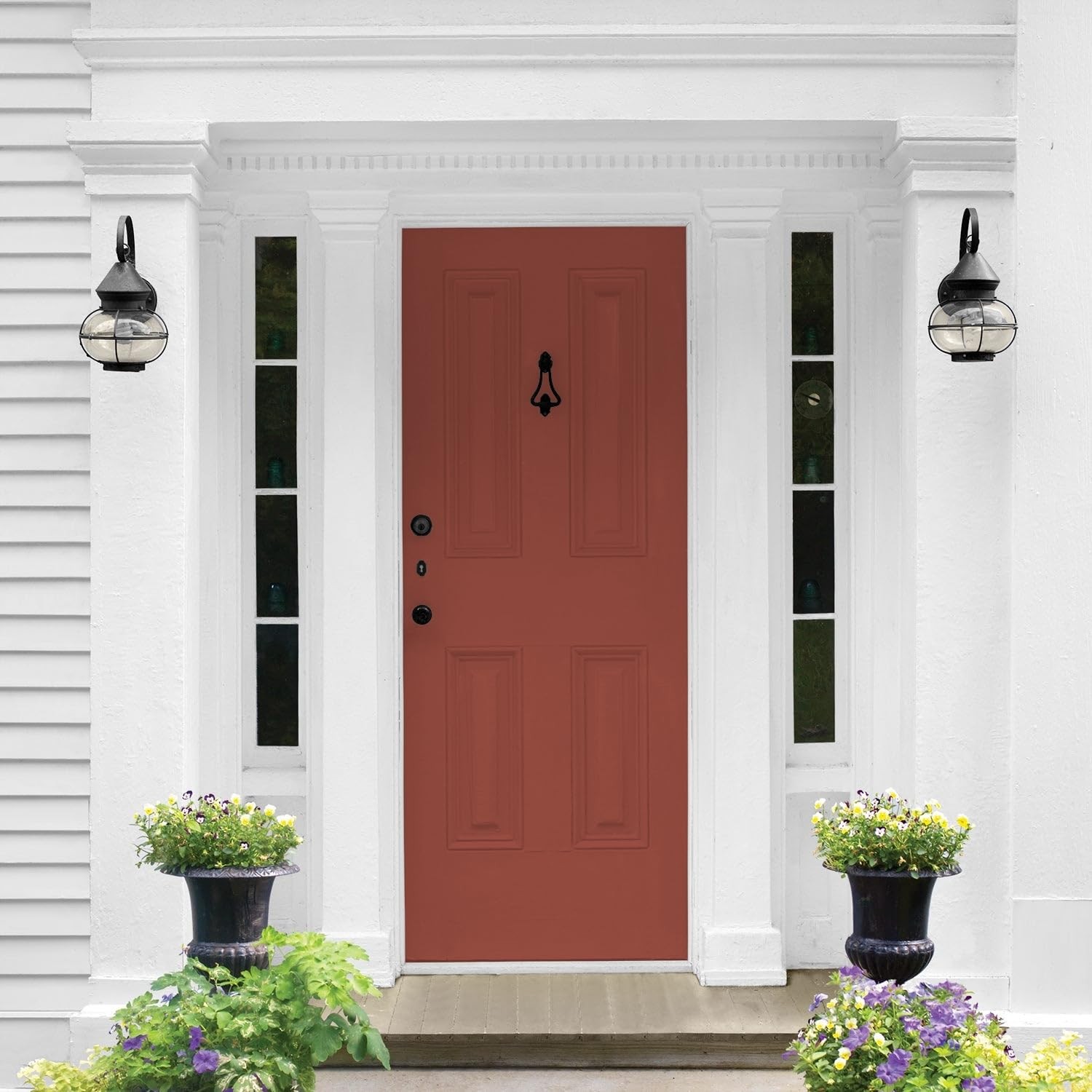 Glidden Exterior Red/Cedar Chest One Coat Semi-Gloss 1-Gallon